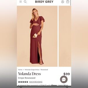 Bridesmaid Dress - Rosewood